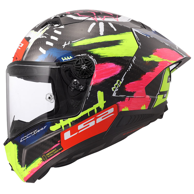 Casco moto integrale Ls2 FF805 Thunder Carbon Gp Aero Aldeguer