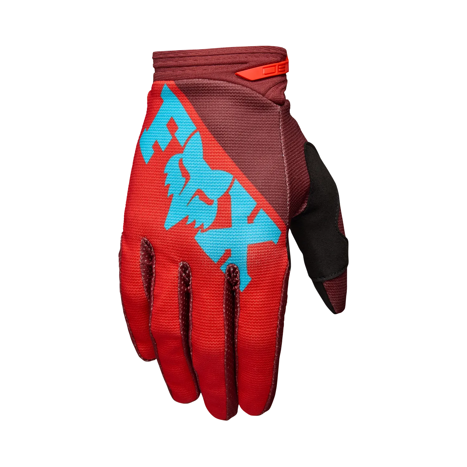 Guanti cross enduro bimbo Fox 180 Raid Rosso