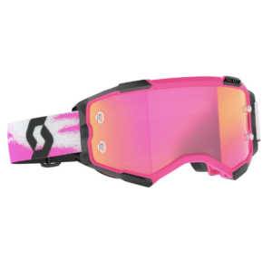 Maschera cross enduro Scott Fury Rosa Chrome