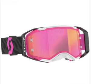 Maschera cross enduro Scott Prospect 2.0 Zebra Nero Rosa