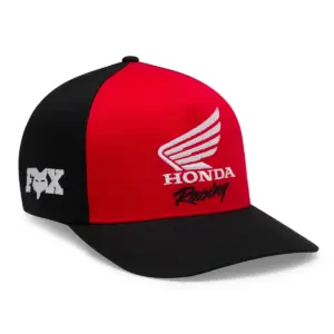 Cappello Honda Fox Flexfit Nero Rosso