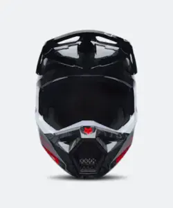 Casco cross Fox V1 Abyss Nero Rosso