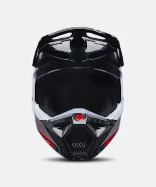 Casco cross Fox V1 Abyss Nero Rosso