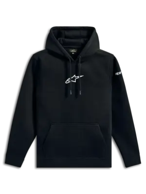 Felpa con cappuccio Alpinestars Frontal Nero Bianco