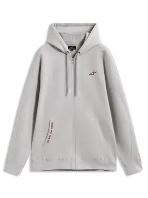 Felpa con cappuccio Alpinestars Pioneer Oversized Grigio Rosso