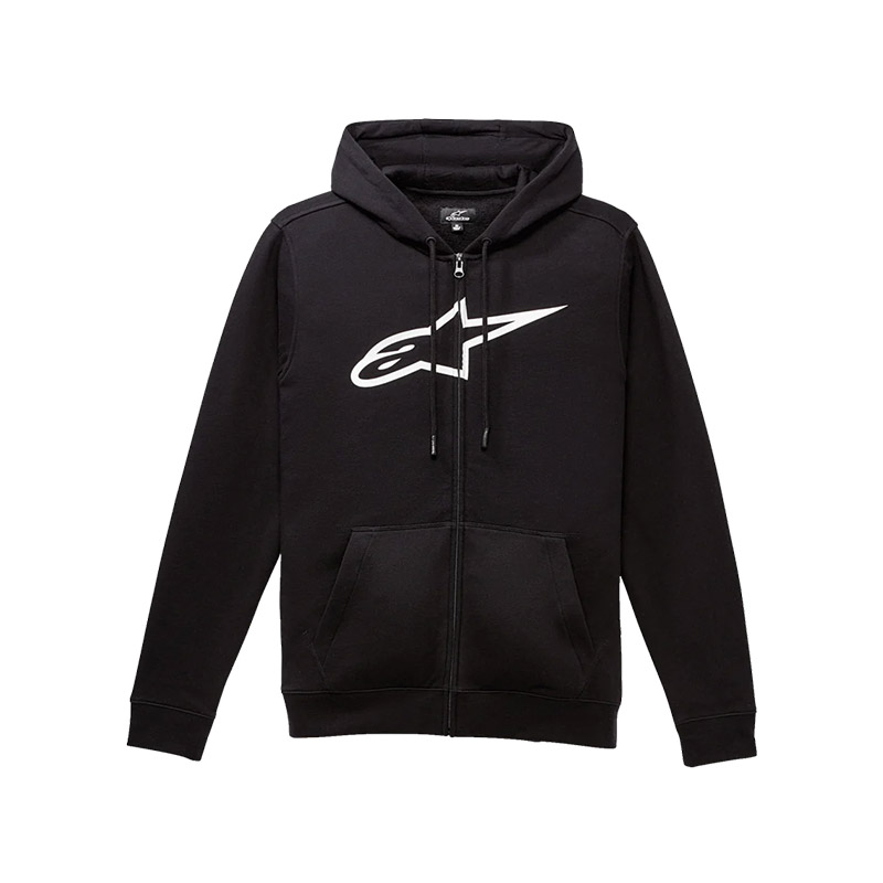 Felpa con zip Alpinestars Ageless V3 Nero Bianco