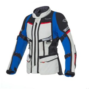 Giacca touring donna Clover GTS 5 WP Lady Grigio Blu Rosso