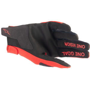 Guanti cross Alpinestars Radar Rosso Fluo