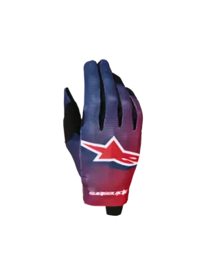 Guanti cross Alpinestars Radar Rosso Blu
