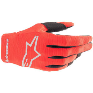 Guanti cross Alpinestars Radar Rosso Fluo