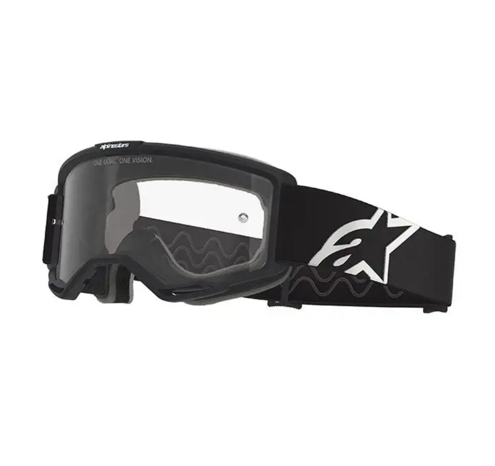 Maschera cross Alpinestars Vision Otg Nero