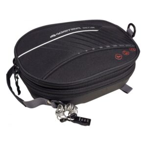 Borsa da sella universale Bagster D-Line Locker Nero
