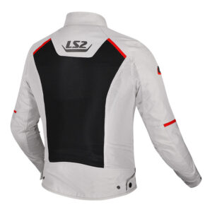 Giacca moto estiva uomo Ls2 Breeze Grigio Chiaro