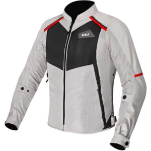 Giacca moto estiva donna Ls2 Breeze Lady Grigio Chiaro