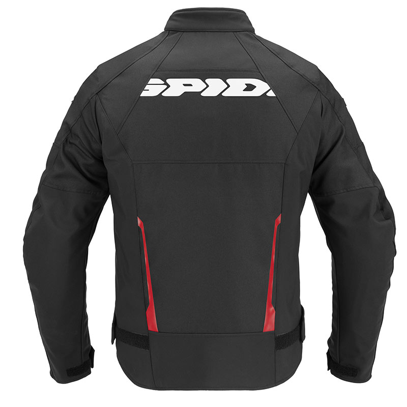 Giacca moto Spidi Dragon H2OUT Nero Rosso