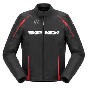 Giacca moto Spidi Dragon H2OUT Nero Rosso