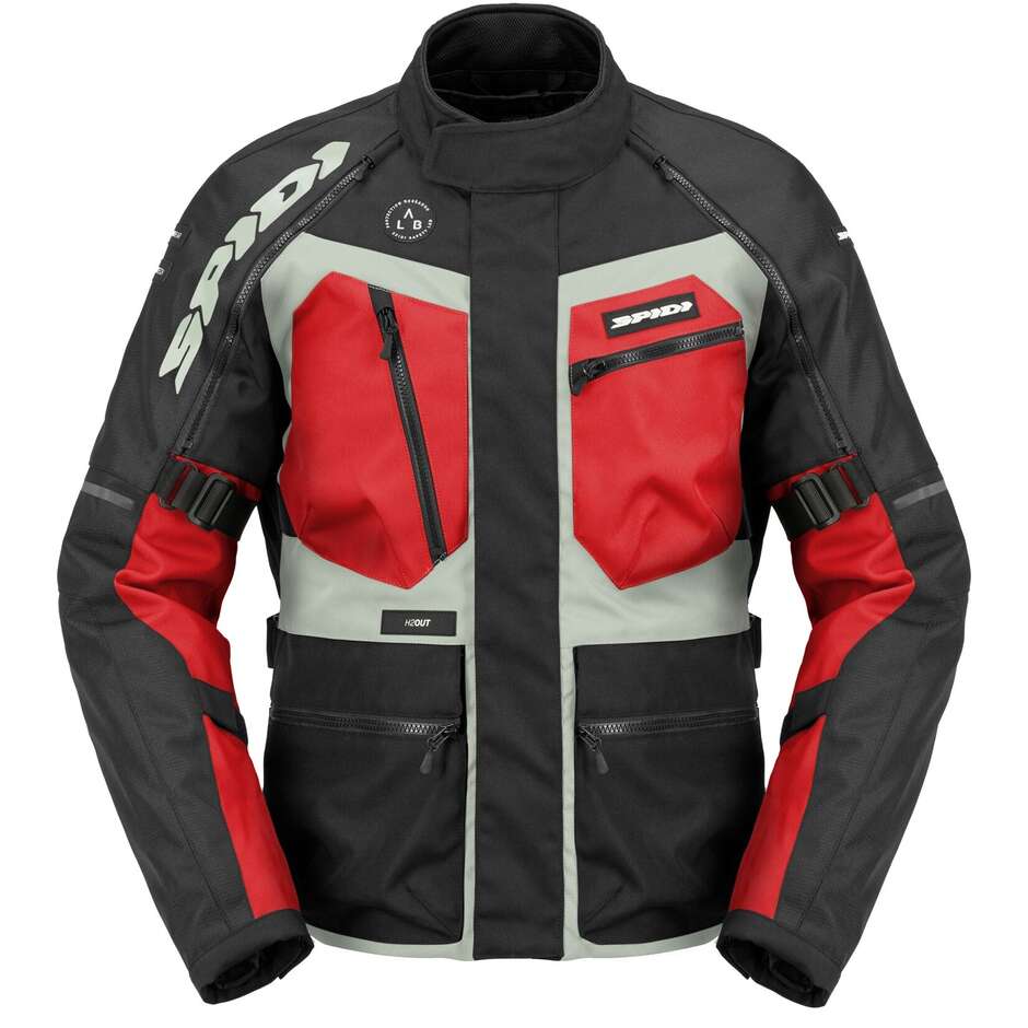 Giacca moto touring Spidi Ridemaster Rosso