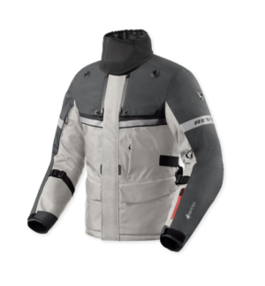 Giacca moto touring Revit Poseidon 3 Gtx Silver Antracite