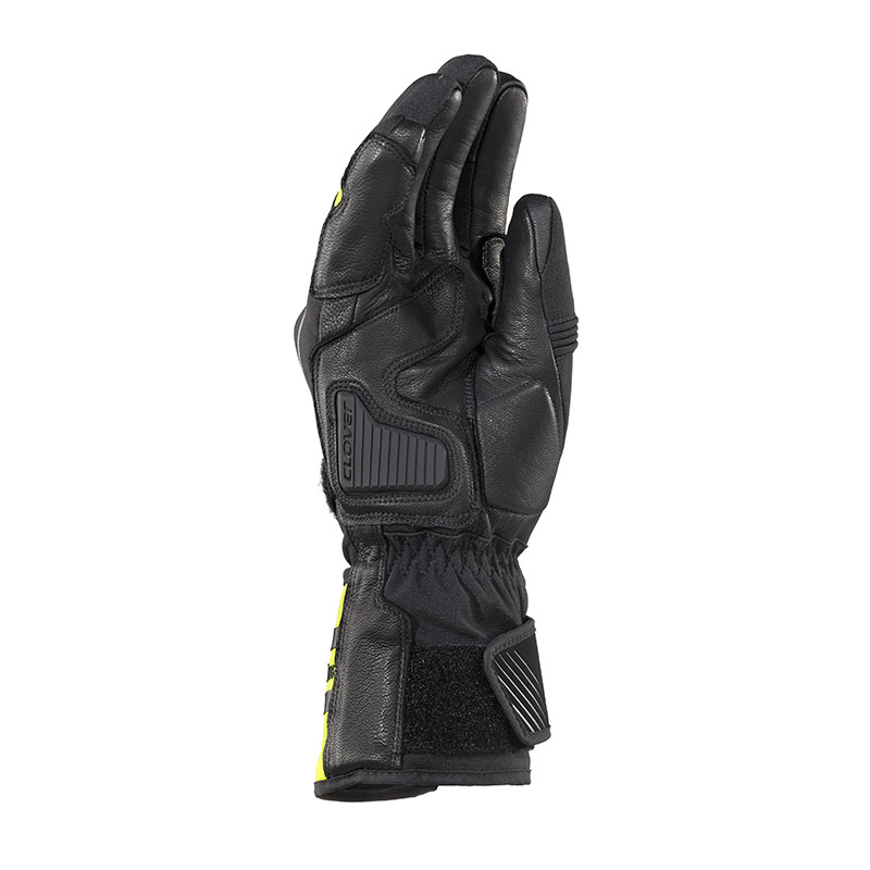 Guanti moto Clover Sierra 2 Wp Nero Giallo Fluo