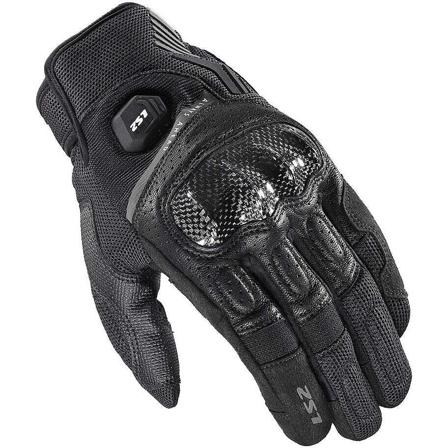 Guanti moto estivi Ls2 Atom Nero