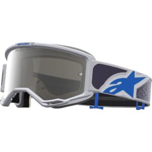 Maschera cross Alpinestars Vision 5 Drag Blu Chiaro