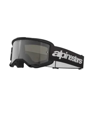 Maschera cross Alpinestars Vision 3 Wordmark Nero Mirror Silver